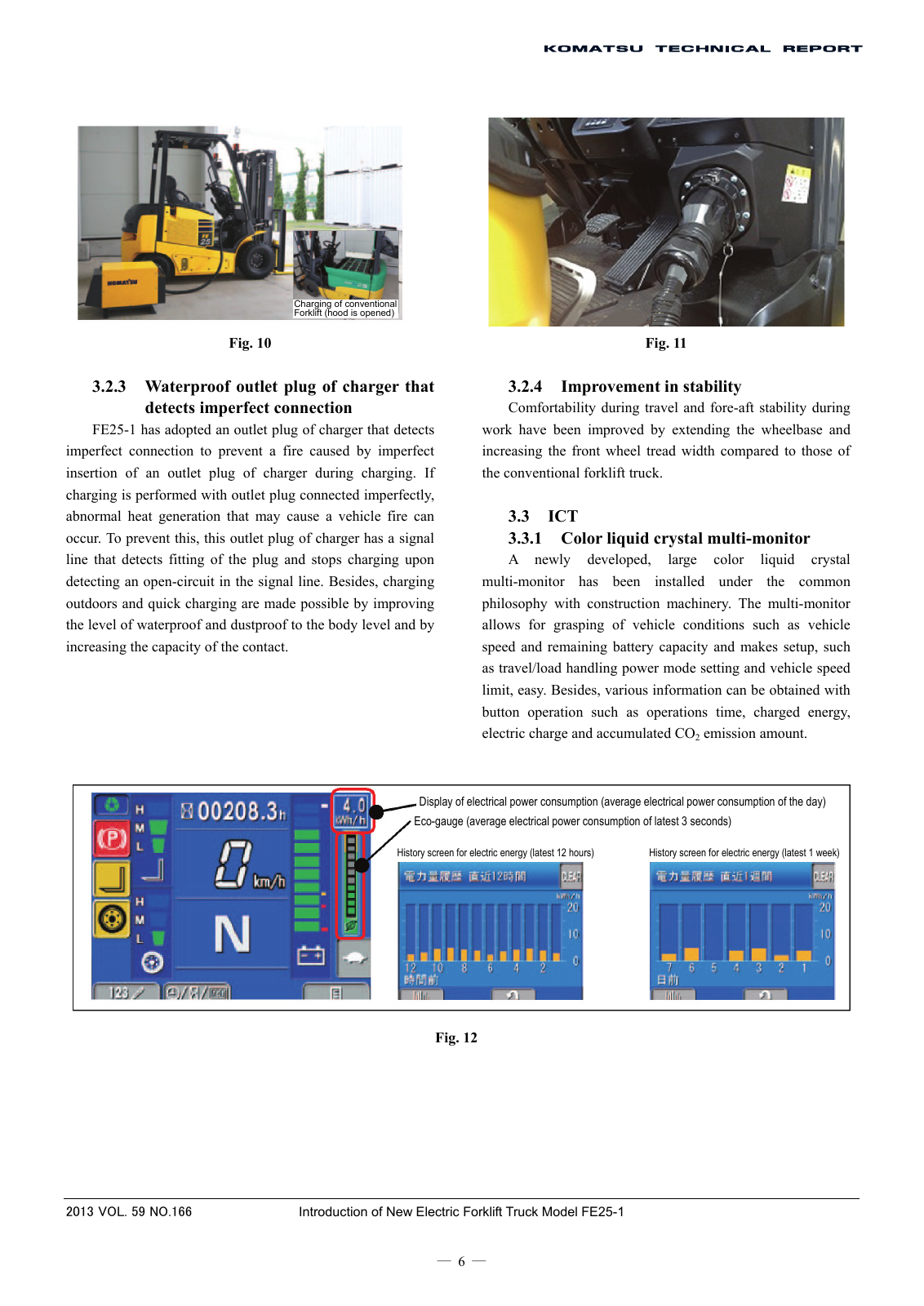 Tài liệu tiếng Anh về hệ thống sạc nhanh xe nâng điện Komatsu FE25-1